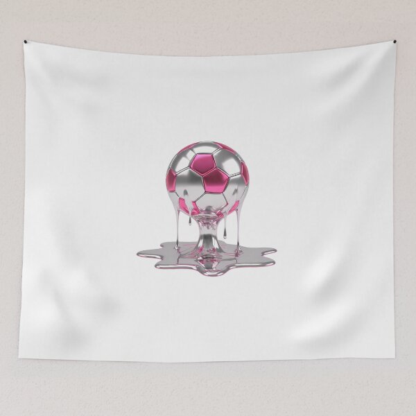 Item preview, Liquid Metallic Chrome Melting Soccer Ball Drip designed and sold by DripCultureLab.
