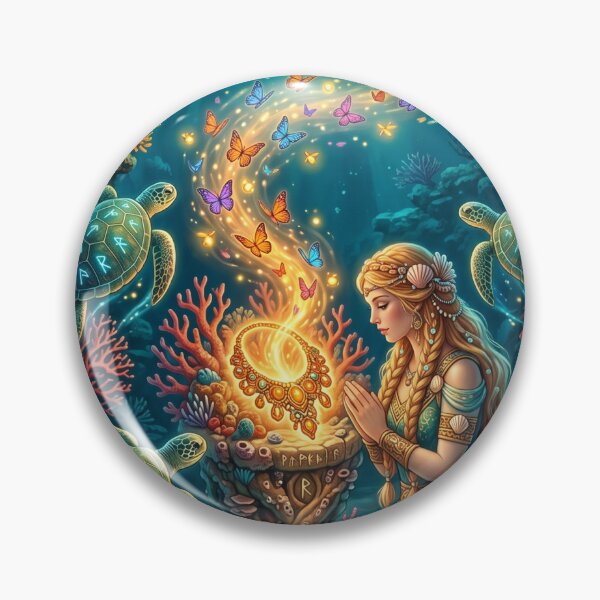 Item preview, coral reef goddess beauty designed and sold by nordicmyths.