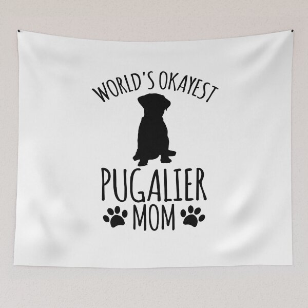 Item preview, Worlds Okayest Pugalier Mom - Dog Mom designed and sold by kindxinn.