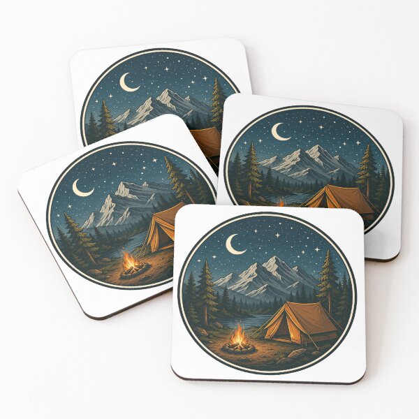 Item preview, Camping Adventure Forest Landscape designed and sold by 0606PM.
