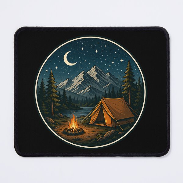 Item preview, Camping Adventure Forest Landscape designed and sold by 0606PM.
