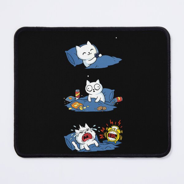 Item preview, Just 5 More Minutes 2AM Why Funny Cat Sleep Humor Gift designed and sold by irfanshikh.