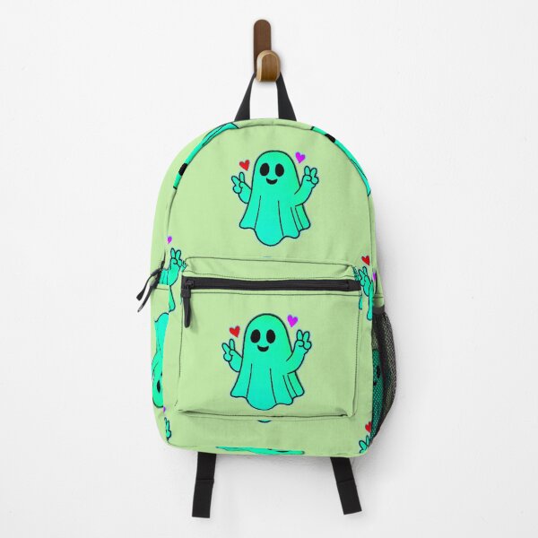 Item preview, Kawaii Ghost Peace Love Spooky Cute Hearts designed and sold by AstronautMerch.