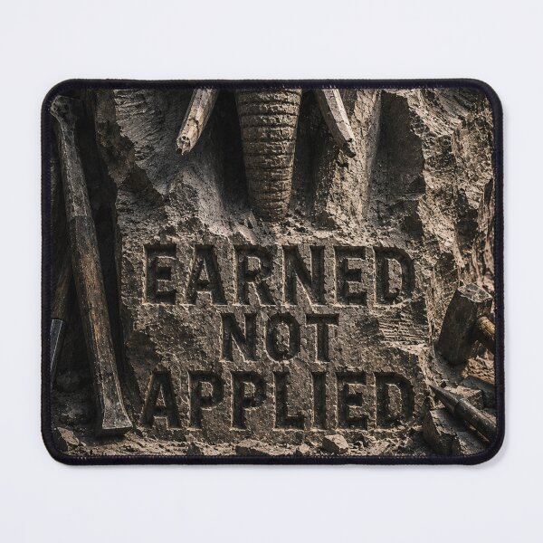 Item preview, Solo Founder Earned Not Applied Elephant Brutalist Art Print designed and sold by SavannaStrikes.