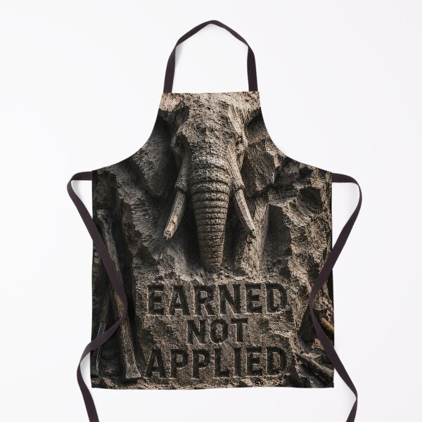Item preview, Solo Founder Earned Not Applied Elephant Brutalist Art Print designed and sold by SavannaStrikes.