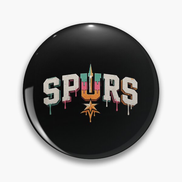 Item preview, San Antonio Basketball Spurs Fiesta Colors Melting Drip Star Logo Graphic designed and sold by Daisy Grimes.