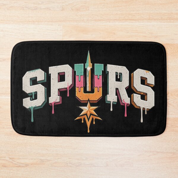 Item preview, San Antonio Basketball Spurs Fiesta Colors Melting Drip Star Logo Graphic designed and sold by Daisy Grimes.