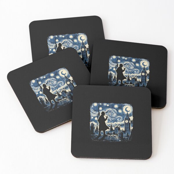 Item preview, Starry Night Big Ben Silhouette The Adventures of Sherlock Holmes designed and sold by Fenay Designs.