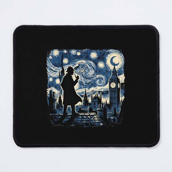 Item preview, Starry Night Big Ben Silhouette The Adventures of Sherlock Holmes designed and sold by Fenay Designs.