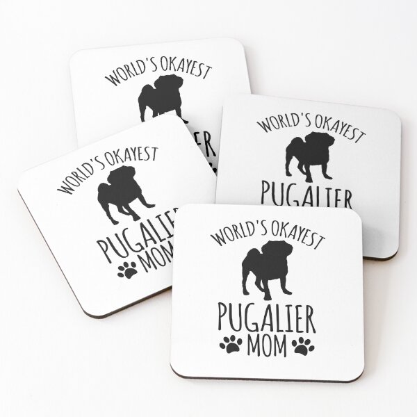 Item preview, Worlds Okayest Pugalier Mom - Dog Mom designed and sold by kindxinn.