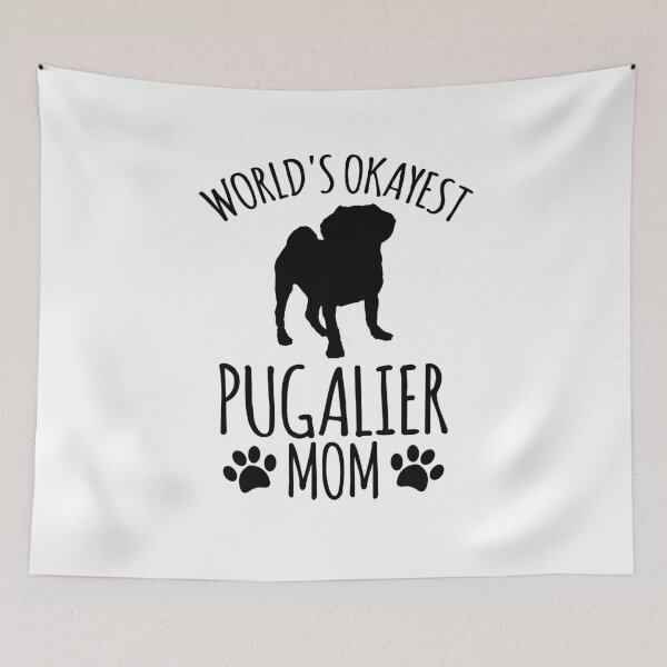 Item preview, Worlds Okayest Pugalier Mom - Dog Mom designed and sold by kindxinn.