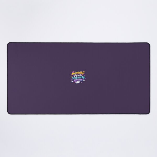 Item preview, Mentally Present Physically Absent Quote designed and sold by Cosmos Creative Studios.