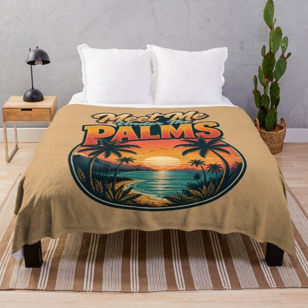 Item preview, Meet Me Under The Palms – Tropical Sunset Escape designed and sold by ABLAT_CREATIONS.