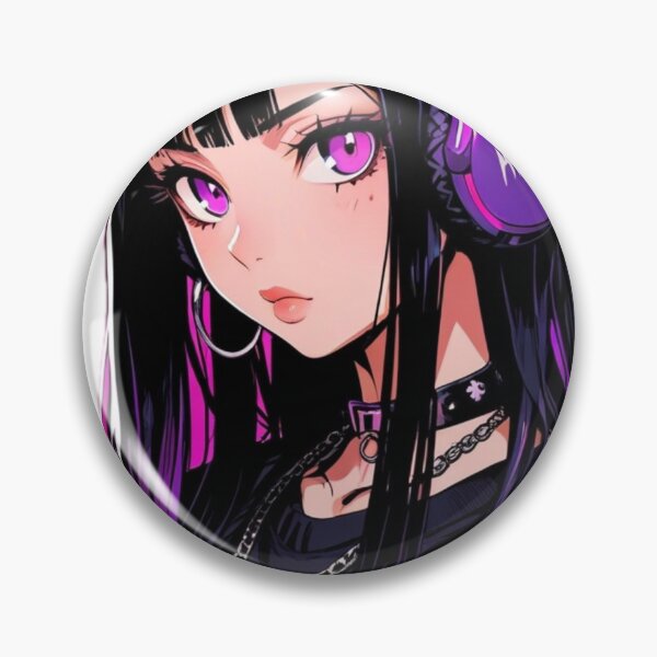 Artikelvorschau, Cyber Goth Anime Princess Neon Pink Edition entworfen und verkauft von AnimDream .