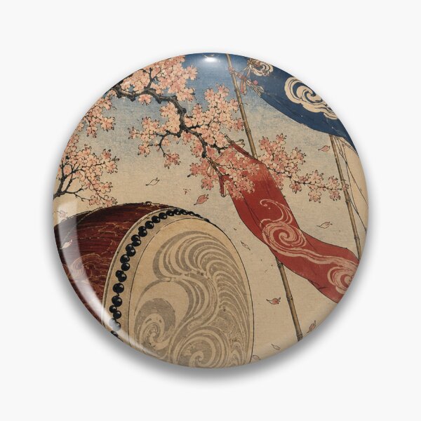 Item preview, Sacred Drum Echo - Vintage Japanese Spring Festival Ukiyo-e Woodblock designed and sold by bapupa.