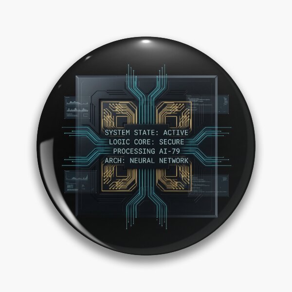 Item preview, Neural Logic Core Futuristic AI Processor designed and sold by Global-Command.