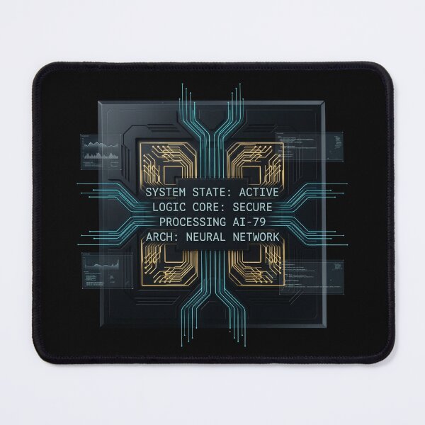 Item preview, Neural Logic Core Futuristic AI Processor designed and sold by Global-Command.