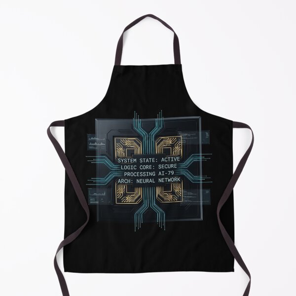 Item preview, Neural Logic Core Futuristic AI Processor designed and sold by Global-Command.