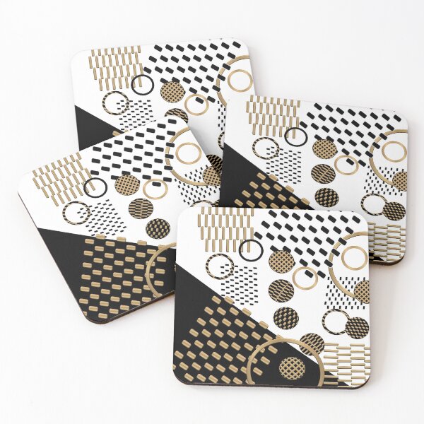 Item preview, BLACK AND GOLD ABSTRACT #1 designed and sold by sana90.