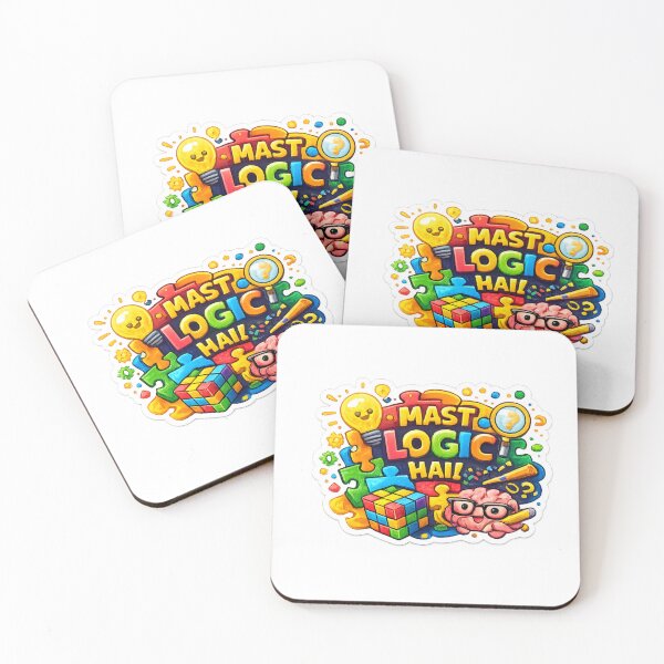 Item preview, Mast Logic Hai! – Funny Puzzle Brain Sticker designed and sold by Jyotisima8929.