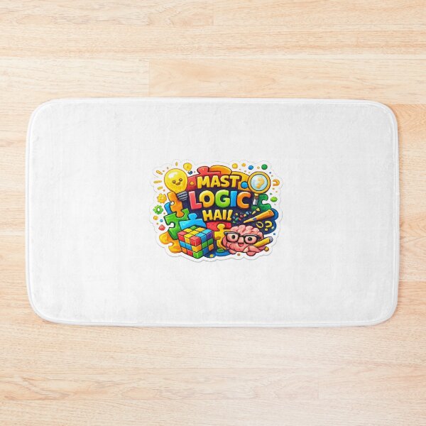 Item preview, Mast Logic Hai! – Funny Puzzle Brain Sticker designed and sold by Jyotisima8929.