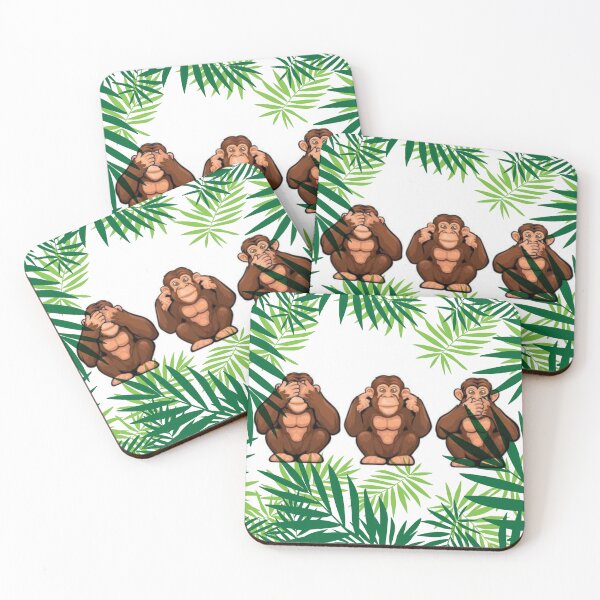 Item preview, three monkey designed and sold by mzindiaART.