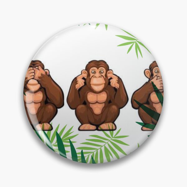 Item preview, three monkey designed and sold by mzindiaART.