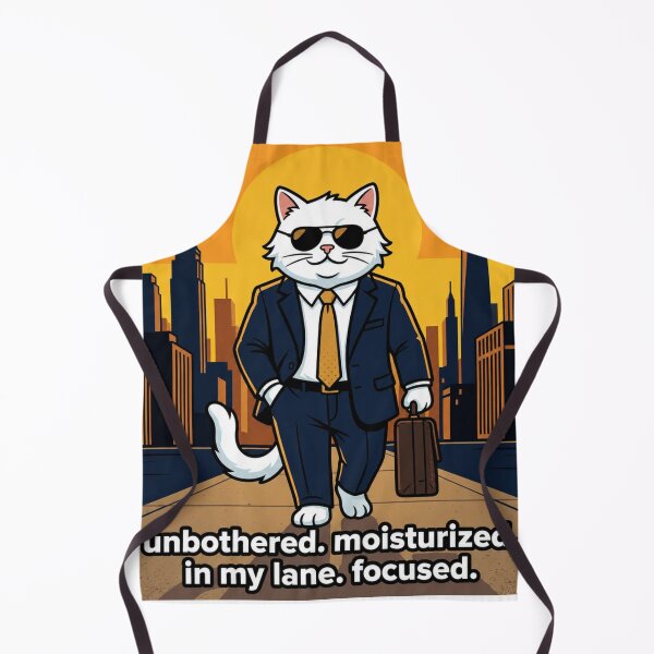 Item preview, Unbothered Moisturized Focused Cat Suit Funny Badass Gift designed and sold by irfanshikh.