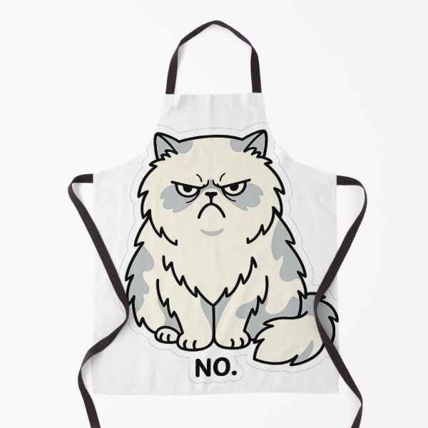 Item preview, Grumpy Cat No Funny Persian Cat Sticker Humor Gift Art designed and sold by irfanshikh.