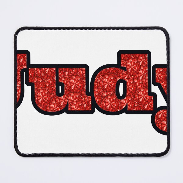 Item preview, Judy Girl Name Red Rhinestone Texture designed and sold by TheIconSmith.