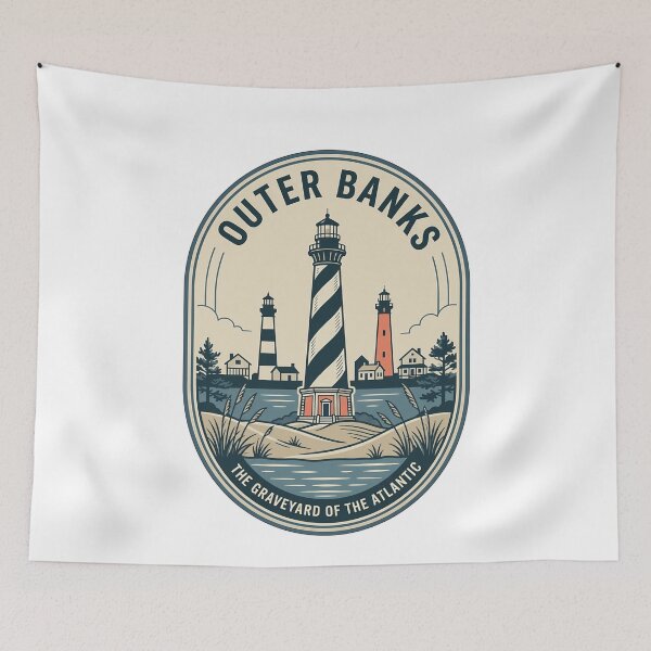 Item preview, Outer Banks Lighthouses Graveyard of the Atlantic designed and sold by k3rstman1.