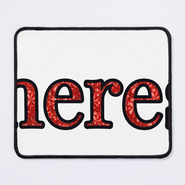 Item preview, Theresa Girl Name Red Rhinestone Texture designed and sold by TheIconSmith.