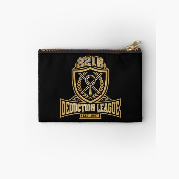 Item preview, 221B Deduction League Est 1887 Sherlock Holmes Gold Crest designed and sold by Fenay Designs.