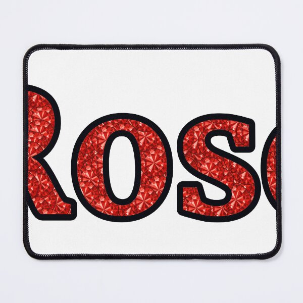 Item preview, Rose Girl Name Red Rhinestone Texture designed and sold by TheIconSmith.