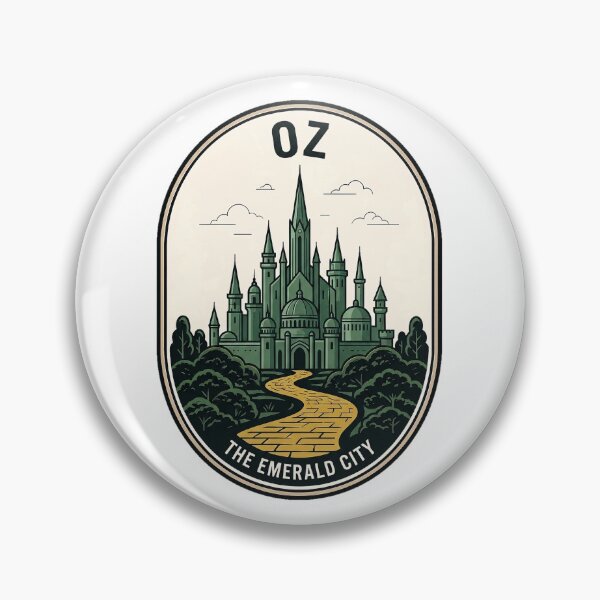 Item preview, Vintage Emerald City Wizard of Oz Badge designed and sold by k3rstman1.