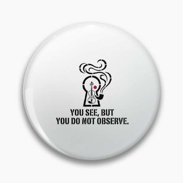 Item preview, You See But You Do Not Observe Sherlock Holmes Keyhole Art designed and sold by Fenay Designs.