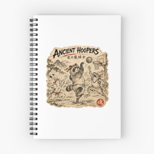 Item preview, Ancient Hoopers – Japanese Choju-giga Basketball Humor Sticker Art designed and sold by Locker39.