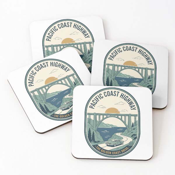 Item preview, Pacific Coast Highway California Vintage Travel Badge designed and sold by k3rstman1.