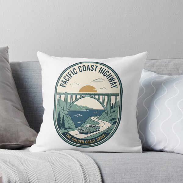 Item preview, Pacific Coast Highway California Vintage Travel Badge designed and sold by k3rstman1.