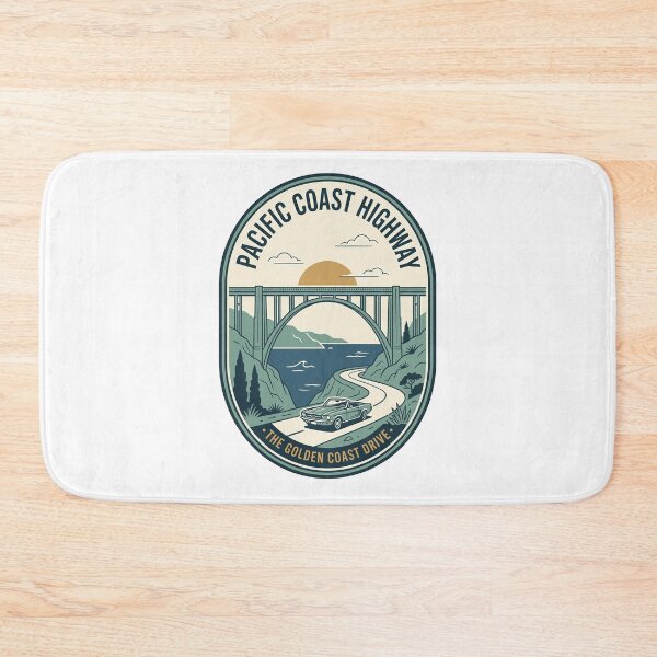 Item preview, Pacific Coast Highway California Vintage Travel Badge designed and sold by k3rstman1.