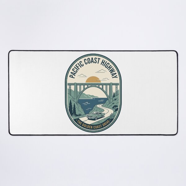 Item preview, Pacific Coast Highway California Vintage Travel Badge designed and sold by k3rstman1.