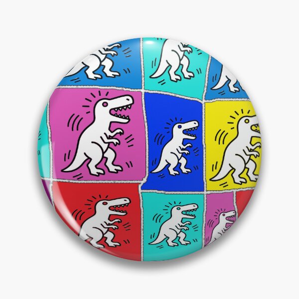 Item preview, punk dinosaur 1234 pop art 1234 pop  designed and sold by LowEndGraphics.