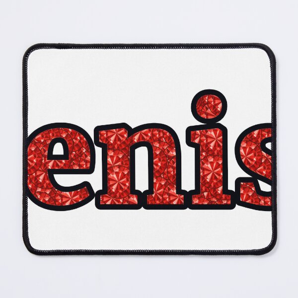 Item preview, Denise Girl Name Red Rhinestone Texture designed and sold by TheIconSmith.