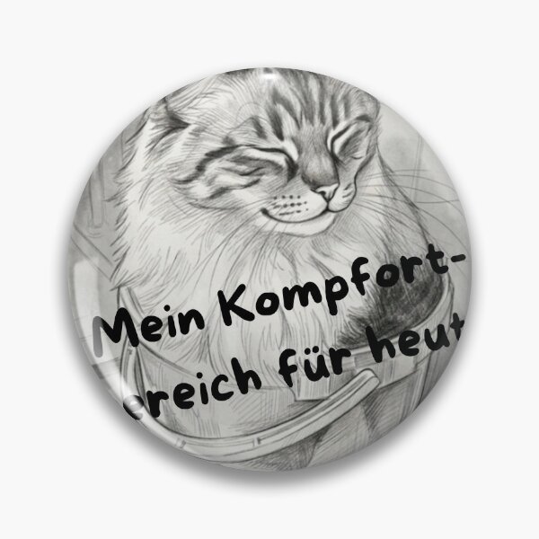 Item preview, Cat in a bucket – Deep in chaos (pencil drawing) designed and sold by Annabells-Kunst.