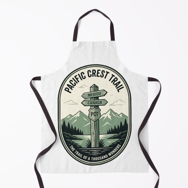 Item preview, Vintage Pacific Crest Trail Hiking Signpost Badge designed and sold by k3rstman1.