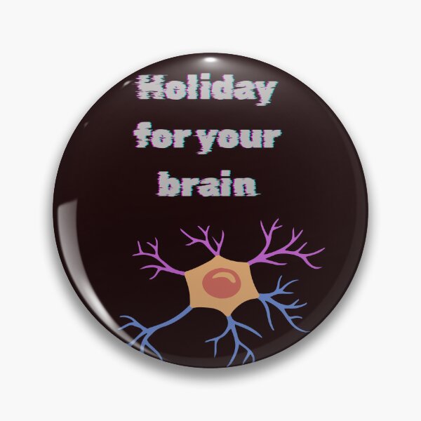 Item preview, Holiday for your brain-funny Neuroscience Art designed and sold by DesignVaultLab.