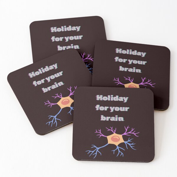 Item preview, Holiday for your brain-funny Neuroscience Art designed and sold by DesignVaultLab.