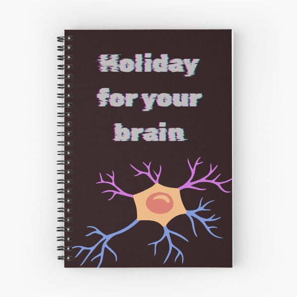 Item preview, Holiday for your brain-funny Neuroscience Art designed and sold by DesignVaultLab.