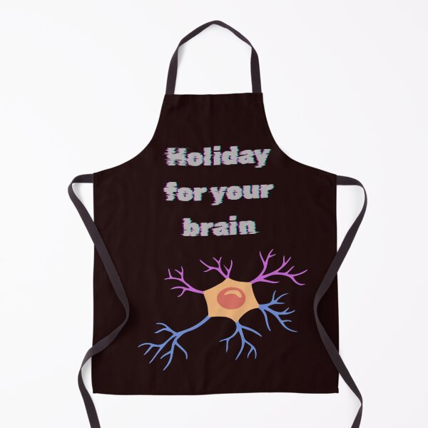 Item preview, Holiday for your brain-funny Neuroscience Art designed and sold by DesignVaultLab.