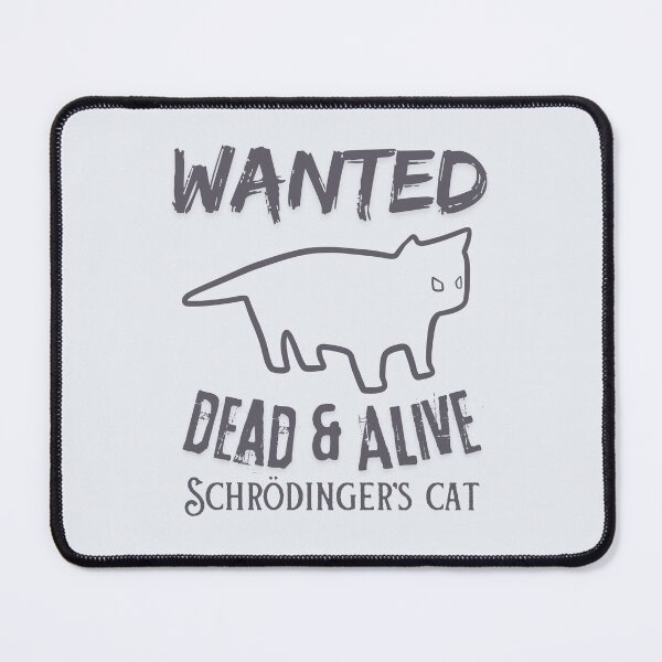 Item preview, Schrödinger's Cat Wanted, Physics, Funny Cat designed and sold by happiecatstore.